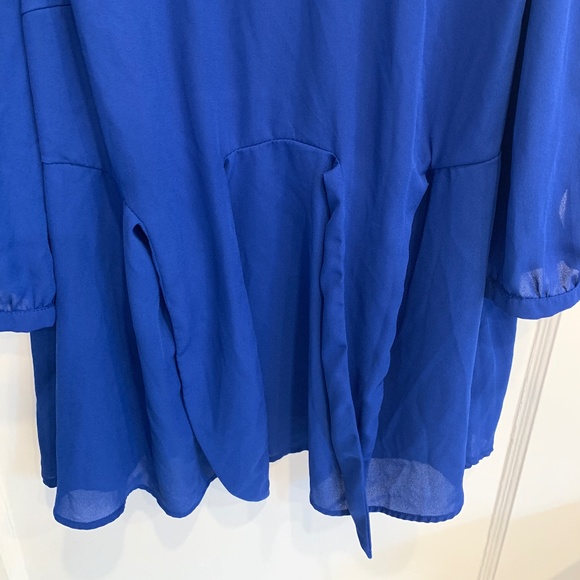 NEVER WORN! Georgette Tie-Front Blouse - Sz 2X - Picture 9 of 14